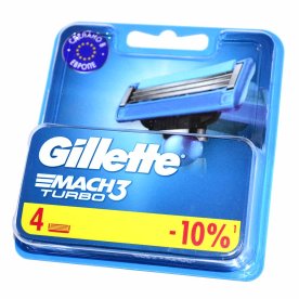 Касеты сменные Gillette Mach3 Turbo 4шт к/у