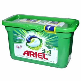 Капсулы для стирки Ariel Liquid Capsules Горный родник 12*27гр пэт