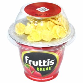 Йогурт Fruttis Вкусный перерыв клубника-земляника 2,5% 175гр пэт