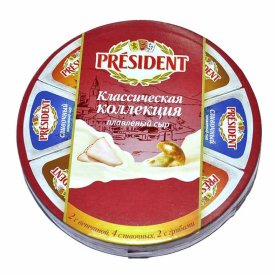 Сыр плавленый President Классическая коллекция 45% 140гр пэт