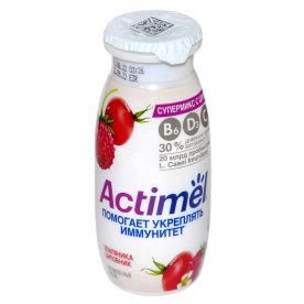 Напиток Actimel земляника-шиповник 95мл пэт