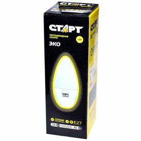 Лампа светодиодная Старт LED Candie E27 10W30WS теплый к/у