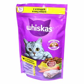 Корм для кошек Whiskas паштет курица,индейка 350гр к/у