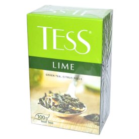 Чай Tess Lime зеленый 100гр к/у