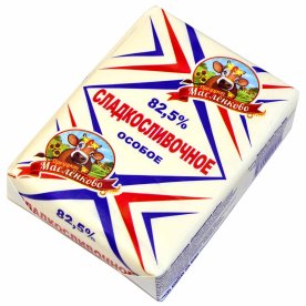 Масло сладко-сливочное Масленково особое 82,5% 180гр м/у
