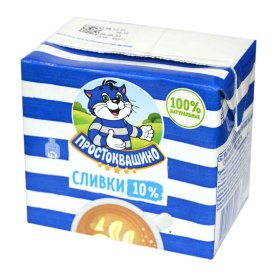 Сливки Простоквашено 10% 500мл т/п