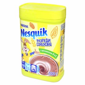 Какао Nesquik шоколадный 200гр пэт