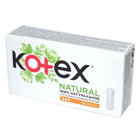 Тампоны Kotex Natural Normal 16шт к/у