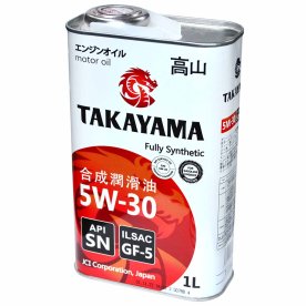 Масло моторное Takayama 5W30 ILSAC 1л ж/б