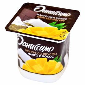 Йогурт Даниссимо манго-кокоса 2,4% 100гр пэт