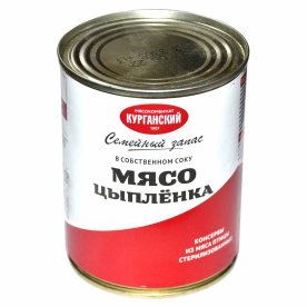 Мясо цыпленка Семейный запас в с/с 350гр ж/б