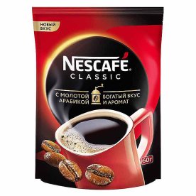 Кофе Nescafe Classic раст 60гр д/п