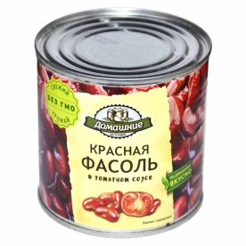 Фасоль Домашние заготовки красная в т/с 400гр ж/б