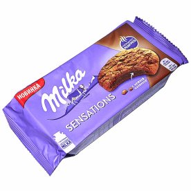 Печенье Milka с какао и молочным шоколадом 156гр м/у