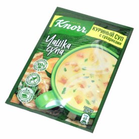 Суп-пюре Knorr Куриный с сухариками 15гр м/у