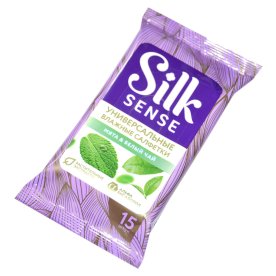 Салфетки влажные Ola! Silk Sense Белый чай и мята 15шт м/у