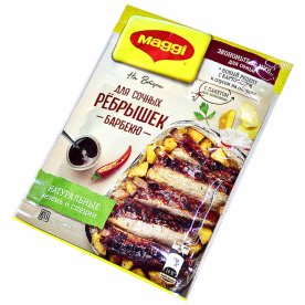 Приправа Maggi на второе для сочных ребрешек барбекю 30гр м/у