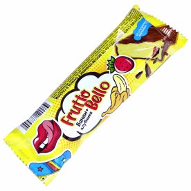 Батончик-суфле Frutto Bello клубника-банан в шоколаде 35гр м/у